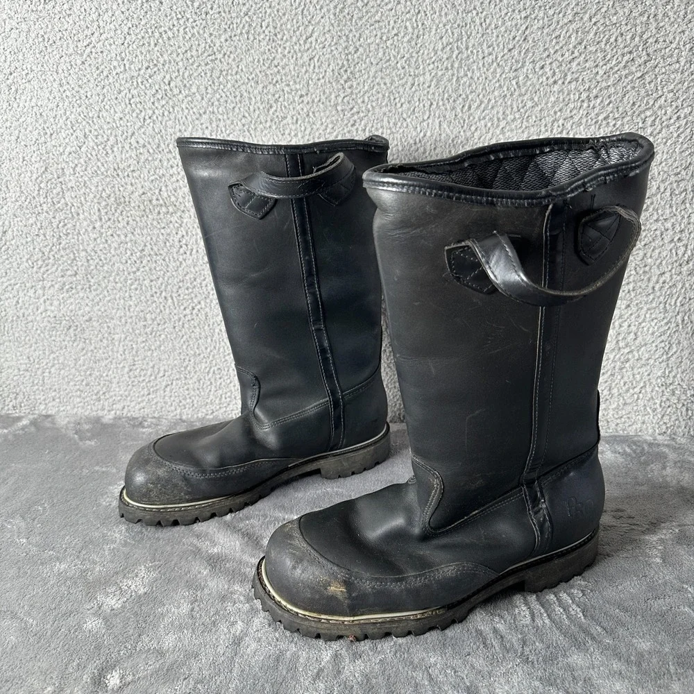 Honeywell Pro Series 5050B‎ Firefighter Boots Sz 9 3E Wide Leather NFPA USA